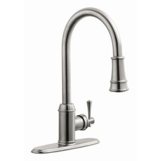 Design House Ironwood Single Handle Kitchen Faucet with Pullout