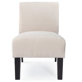 Deco Solid Fabric Slipper Chair