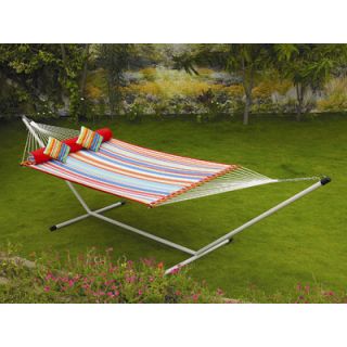 Twotree Hammocks Large Quilted Fabric Hammock with Stand