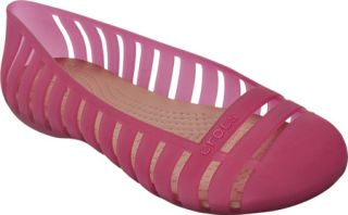 Womens Crocs Adrina Flat II   Hot Pink/Gold Beach Shoes