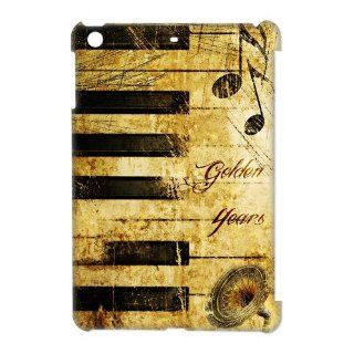 Funny Design Vintage Piano Keyboard Keys Ipad Mini Case Cover Hard Plastic Stylish Protective Cell Phones & Accessories