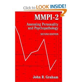 MMPI 2 Assessing Personality and Psychopathology (9780195079227) John R. Graham Books
