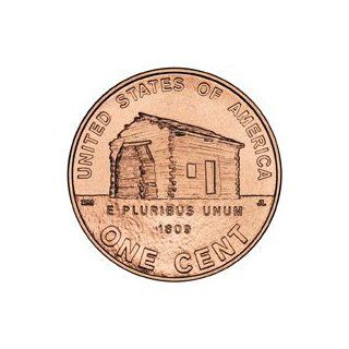 PRESALE 2009 Lincoln Cent Penny Coin Log Cabin Full Roll   50 Uncirculated Coins   PRESALE 