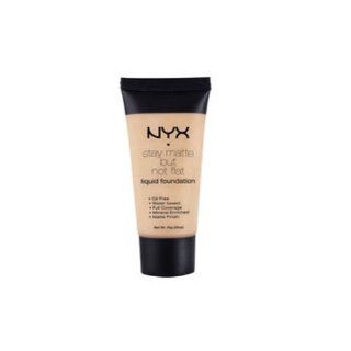 1 NYX SMF08 GOLDEN BEIGE   STAY MATTE BUT NOT FLAT LIQUID FOUNDATION + FREE EARRING GIFT  Foundation Makeup  Beauty