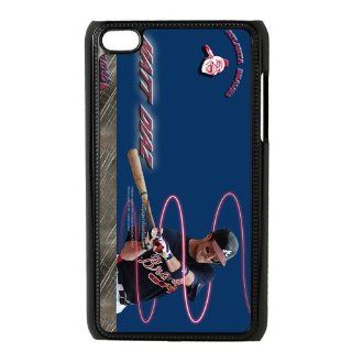 Custom Atlanta Braves Back Cover Case for iPod Touch 4th Generation SS 718 Cell Phones & Accessories