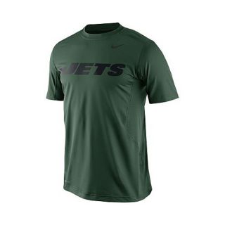 NIKE Mens New York Jets Dri FIT Hypercool Speed Short Sleeve T Shirt   Size