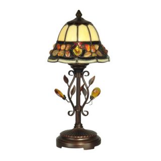 Dale Tiffany Pebblestone Accent Table Lamp