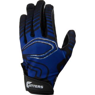 CUTTERS Adult S250 Rev Football Receiver Gloves   Size Small, Royal