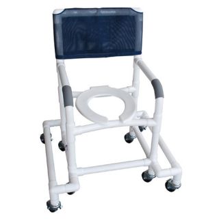 Standard Deluxe Shower Chair with Anti Tip Outriggers with Optional