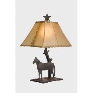 Steel Partners Horse Copper Trails Table Lamp