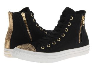 Converse Chuck Taylor All Star Side Zip Womens Shoes (Black)