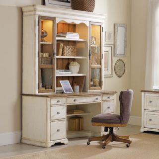 Hooker Furniture Chic Coterie 66 Credenza Desk with Hutch