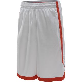 NIKE Mens LeBron Relentless Basketball Shorts   Size Medium, White/crimson
