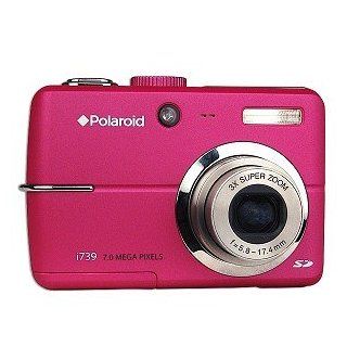 Polaroid i739 7MP 3x Optical/4x Digital Zoom Camera (Pink)  Point And Shoot Digital Cameras  Camera & Photo