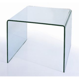 Creative Images International Bent Glass End Table
