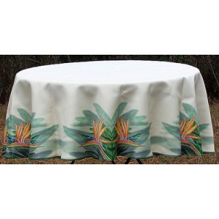 Betsy Drake Interiors Bird of Paradise Round Tablecloth