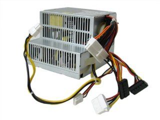 Genuine Dell 280w Power Supply PSU For Small Desktop Systems Optiplex 210L, 320, 330, 360, 740, 745, 755 GX520, GX620 r Dimension C521 and 3100C Optiplex New Style GX280 Systems Part Numbers F5114, MH596, MH595, RT490, NH429, P9550, U9087, X9072 Model Num