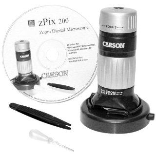 Carson zPix 200 Digital Zoom 36 176x Microscope (MM 740) Sports & Outdoors