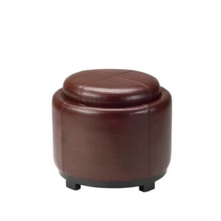 Safavieh Chelsea Leather Ottoman