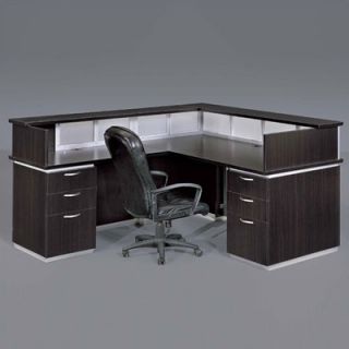 DMi Keswick L Shape Reception Desk with Right Return