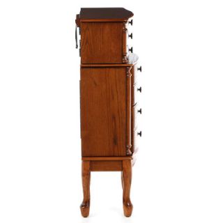 Powell Furniture Woodland Jewelry Armoire with Mirror
