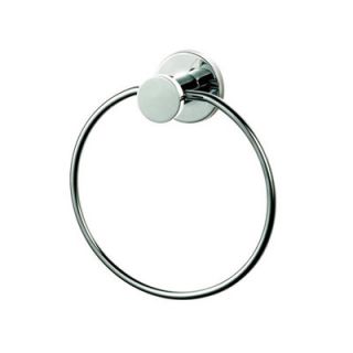 Geesa by Nameeks BloQ 12.4 Wall Mounted Towel Ring in Chrome