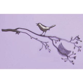 Cape Craftsmen Bird with Nest on Branch Wall Decor
