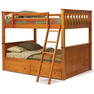 Full over Full Standard Bunk Bed with Underbed Storage