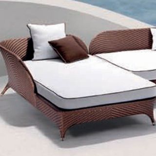 Flora Right Corner Daybed Sectional Piece with Cushion