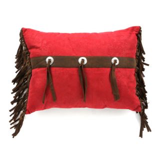Cheyenne Faux Tooled Leather Polyester Pillow