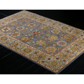 Bashian Rugs Rajput Denim Blossom Rug