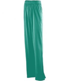 Augusta Sportswear 723 Youth's Solid Brushed Tricot Pant Dark Green Large Clothing