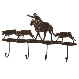 Midwest CBK Cowboy and Cattle Wall Hook   Coat Hooks