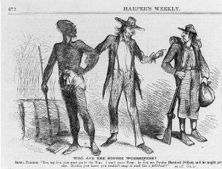 Photo Cartoon, Rebel Planter, African American, Confederate soldier, Harper's Weekly, 1862   Prints