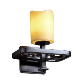 Justice Design Group CandleAria Dakota 1 Light Wall Sconce