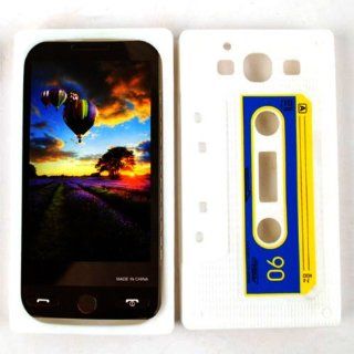 Cell Armor I747 NOV A02 WH Hybrid Novelty Case for Samsung Galaxy S III I747   Retail Packaging   White Cassette Cell Phones & Accessories