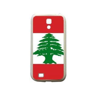 Lebanon Flag Samsung Galaxy S4 White Silcone Case   Provides Great Protection Cell Phones & Accessories