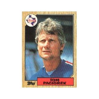 1987 Topps #729 Tom Paciorek Sports Collectibles