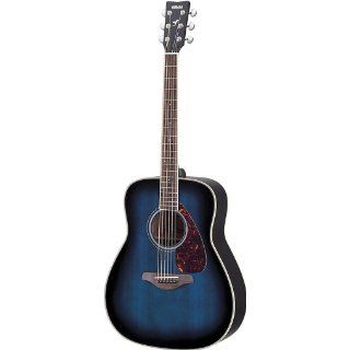 Yamaha FG730S Acoustic Guitar, Vintage Cherry Sunburst Musical Instruments