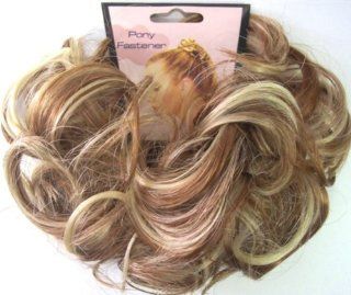 3" PONY FASTENER Hair Scrunchie Wig F27 613 STRAWBERRY/VANILLA by FOREVER YOUNG 