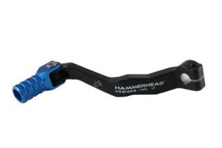 Hammerhead Knurled Tip Shift Lever Kit +0mm Offset Black Blue for Yamaha YZ450F Automotive