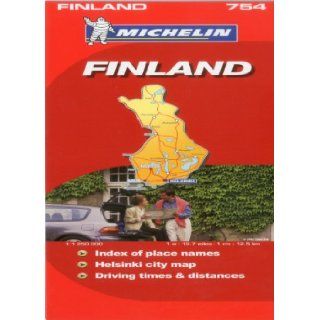 Michelin Map Finland 754 (Michelin Maps) Michelin Travel & Lifestyle 9782067157552 Books