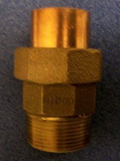NIBCO 733 4 1 1/4" Cxm C x M Cast Bronze Copper Union Pressure Fitting Pipe NEW  Other Products  