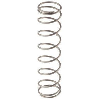 Music Wire Compression Spring, Steel, Inch, 0.48" OD, 0.038" Wire Size, 0.756" Compressed Length, 2" Free Length, 6 lbs Load Capacity, 4.8 lbs/in Spring Rate (Pack of 10)