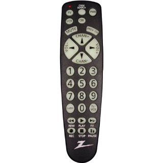 ZENITH 3 device Big Button Universal Remote Control (#ZN 735W) Electronics