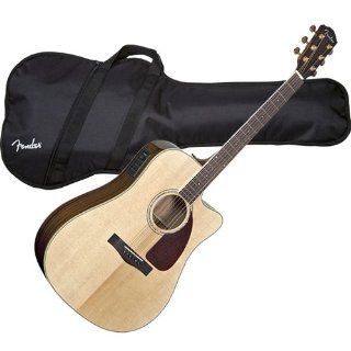 Fender CD 320ASCE Acoustic Electric Guitar w/ Gig Bag Musical Instruments