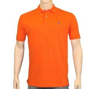 Polo Ralph Lauren Mesh Short Sleeve Shirt Deco Orange Medium at  Men�s Clothing store