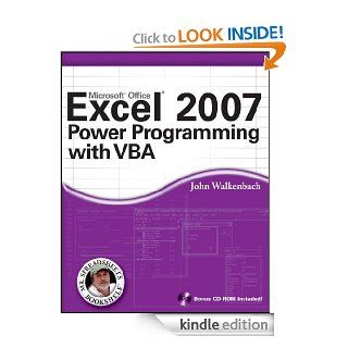 Excel 2007 Power Programming with VBA (Mr. Spreadsheet's Bookshelf) eBook John Walkenbach Kindle Store