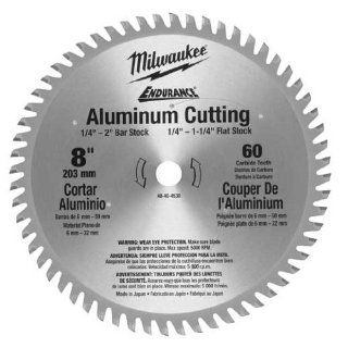 Milwaukee 48 40 4530 8" Metal Cutting Saw Blade with 60 Teeth, NA   Circular Saw Blades  