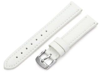 Hadley Roma Women's LSL739RT 160 16 mm White Genuine 'Lorica' Leather Watch Strap at  Women's Watch store.